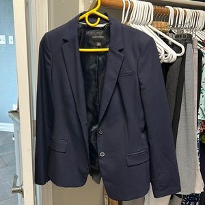 Navy blue suit - size 10 blazer and size 12 curvy pants